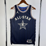 23-24 ALL-STAR LILLARD #0 Blue Top Quality Hot Pressing NBA Jersey