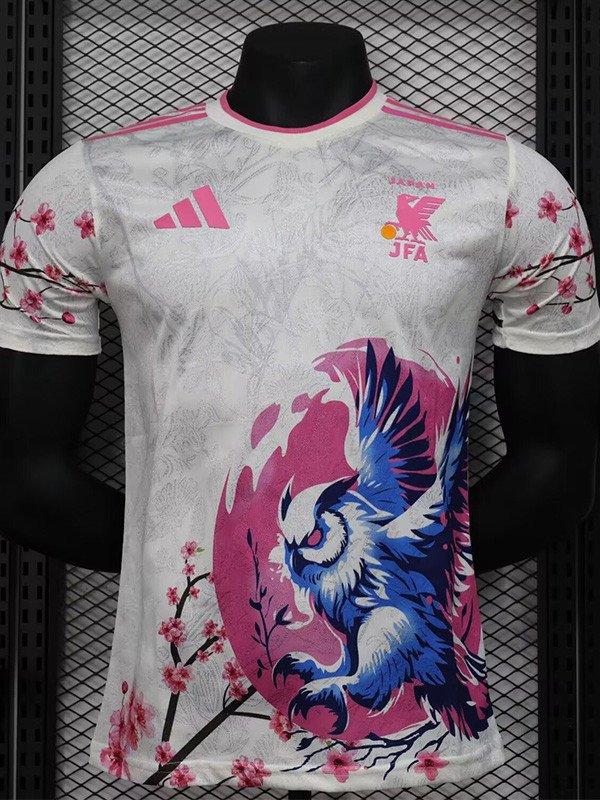 24-25 Japan Pink Special Edition Player Version Soccer Jersey *猫头鹰