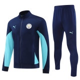 24-25 Man City Royal blue Jacket Tracksuit