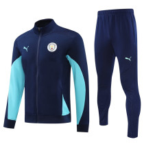 24-25 Man City Royal blue Jacket Tracksuit