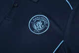 25-26 Man City Royal blue Polo Tracksuit