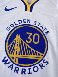 22-23 WARRIORS CURRY #30 White Top Quality Hot Pressing NBA Jersey (V领)
