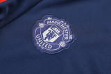 24-25 Man Utd Royal blue Kids Long Sleeve Training Tracksuit (童装)