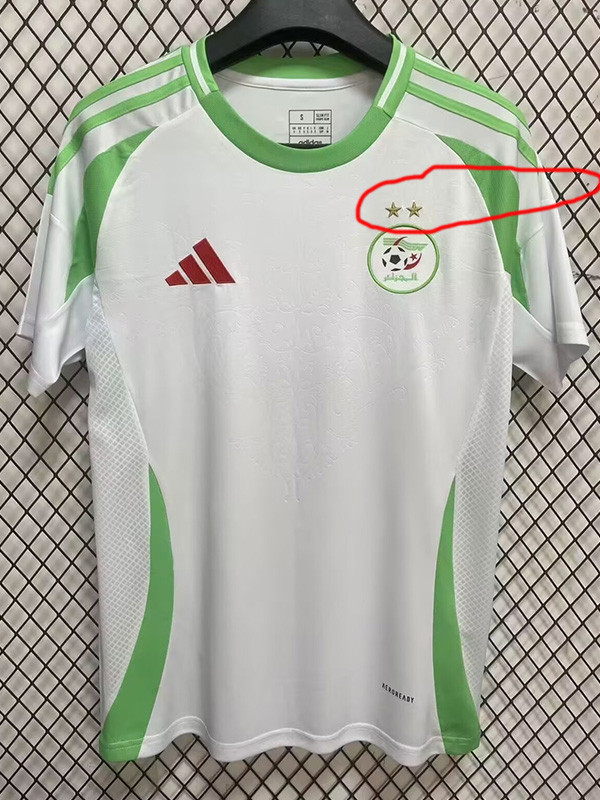 24-25 Algeria Home 2 Stars Fans Soccer Jersey *带二星