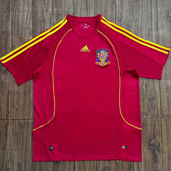 2008 Spain Home Retro Soccer Jersey