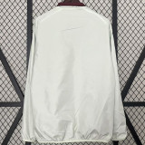 24-25 Mexico Red & White Double Sided Windbreaker (双面风衣)(刺绣)