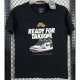 T129 Jordan Black High Quality Casual T-Shirt