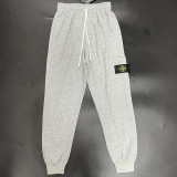 W5纯棉卫裤 Stone Island Grey Top Quality Sweatpants (Have Pocket)