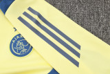 24-25 Ajax Light Yellow Jacket Tracksuit #A769