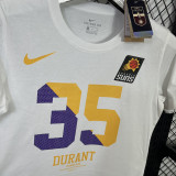 T141 SUNS DURANT #35 White High Quality Casual T-Shirt