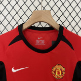 2002-2004 Man Utd Home Kids Retro Soccer Jersey