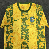 22-23 Brazil Yellow Green Special Edition Training Shirts