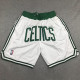 Celtic White City Edition Top Quality NBA Pocket Pants #凯尔特人