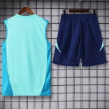 24-25 Flamengo Light green Tank top and shorts suit *背心套装