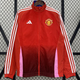 2024 Man Utd Red & Black Double Sided Windbreaker (双面风衣)