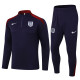 24-25 England Purple Blue Half Pull Tracksuit (半拉链)