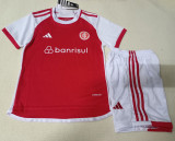 24-25 Internacional Home Kids Soccer Jersey