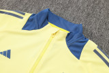 24-25 Ajax Light Yellow Jacket Tracksuit #A769