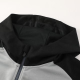 2024 PM01 Grey Hoodie Jacket Tracksuit (灰色)