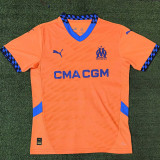 24-25 Marseille Third Fans Soccer Jersey (Print all Sponsor)