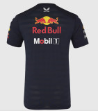 2025 F1 Red Bull Black T-Shirts Racing Suit(圆领)