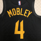 22-23 Cleveland Cavaliers MOBLEY #4 Black Top Quality Hot Pressing NBA Jersey (Trapeze Edition)