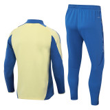 24-25 Ajax Yellow Half Pull Tracksuit (半拉链)