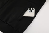 24-25 Man Utd Black Jacket Tracksuit #01