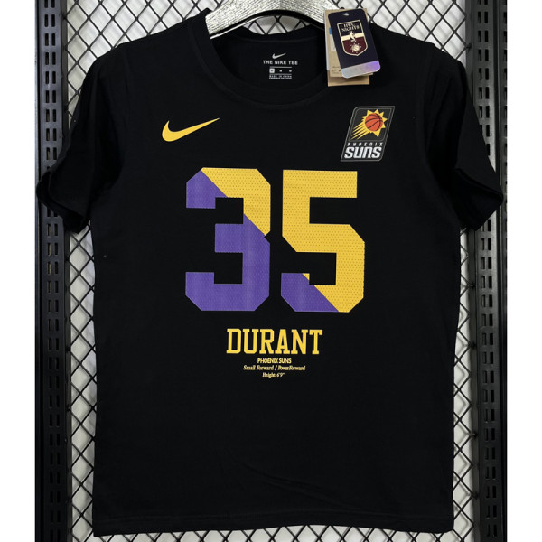 T141 SUNS DURANT #35 Black High Quality Casual T-Shirt