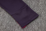 24-25 West Ham Purple Half Pull Tracksuit (半拉链)