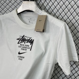 T206 NK White High Quality Casual T-Shirt
