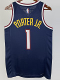 22-23 Nuggets PORTER JR. #1 Royal Blue Top Quality Hot Pressing NBA Jersey