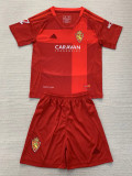 24-25 Zaragoza Away Kids Soccer Jersey