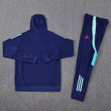 24-25 Flamengo Royal blue Hoodie Tracksuit (卫衣套装)