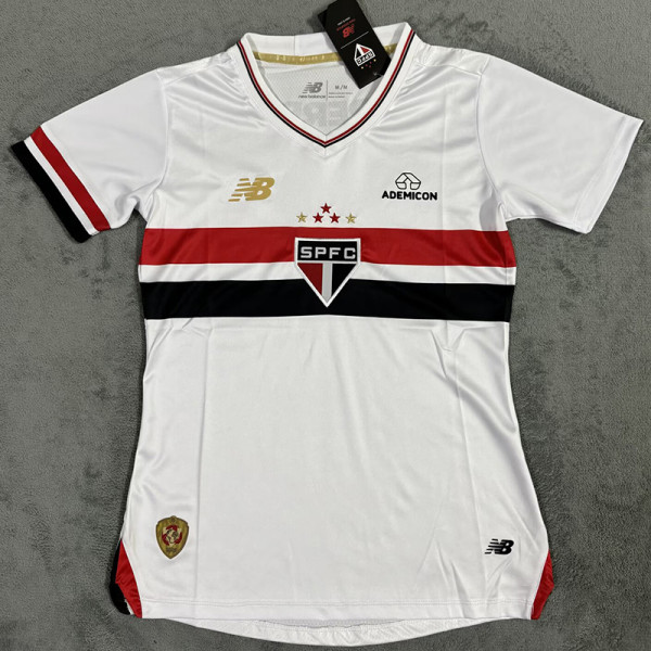 25-26 Sao Paulo Home Women Soccer Jersey (女)