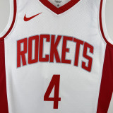 22-23 ROCKETS GREEN #4 White City Edition Home Top Quality Hot Pressing NBA Jersey