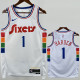 24-25 76ERS HARDEN #1 White City Edition Top Quality Hot Pressing NBA Jersey