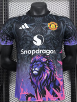 24-25 Man Utd Black Purple Special Edition Player Version Training shirts