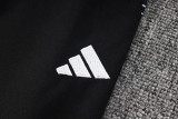 24-25 AD Black Half Pull Tracksuit #06 (半拉链)