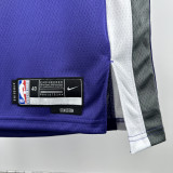 22-23 KINGS DEROZAN #10 Purple Away Top Quality Hot Pressing NBA Jersey(V领）