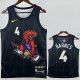 24-25 Raptors BARNES #4 Black City Edition Top Quality Hot Pressing NBA Jersey