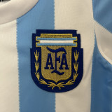 1986 Argentina Home Kids Retro Soccer Jersey