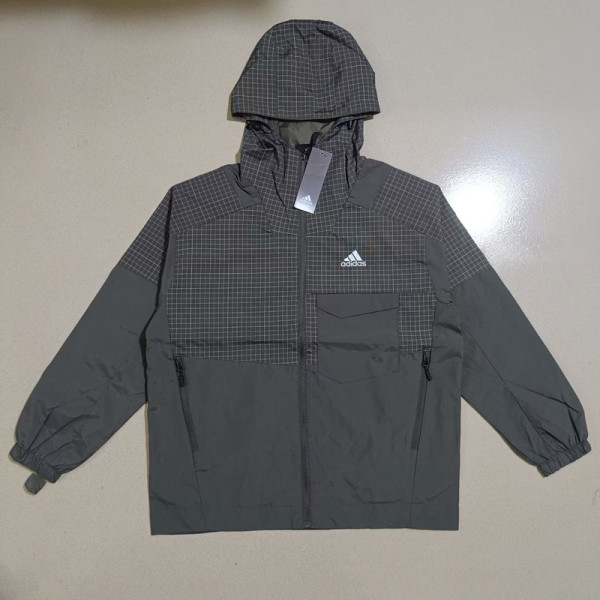 2024 New AD Brown Windbreaker