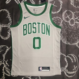 CELTICS TATUM #0 Gray Top Quality Hot Pressing NBA Jersey