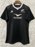 24-25 New Zealand All Blacks Home Rugby Jersey (圆领)