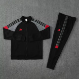 2025 AD Black Jacket Tracksuit #2313