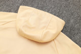 24-25 BAR Earthy Yellow Hoodie Half Pull Tracksuit #F605半拉连帽
