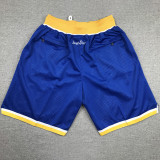 Indiana Pacers White City Edition Top Quality NBA Pocket Pants #步行者队