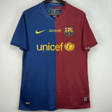 2008-2009 BAR UCL Version Home Retro Soccer Jersey(UCL版暗色有决赛字)