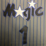 1994-95 Magic HARDAWAY #01 Grey Retro Top Quality Hot Pressing NBA Jersey